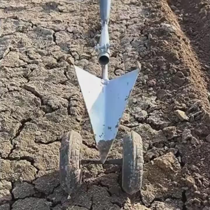 Garden Tool Supporter with Double Wheels & Triangle Shovel - Utility Mart