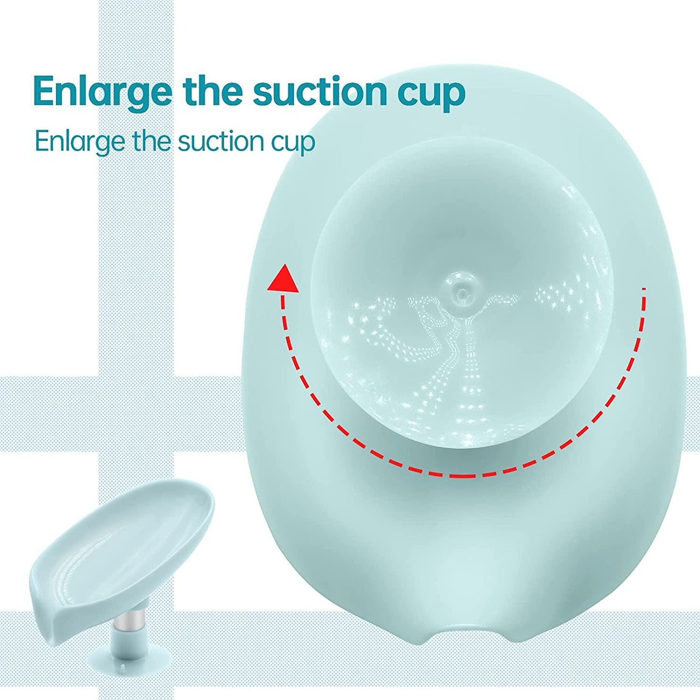 Leaf Shape Self Draining Soap Holder - Utility Mart