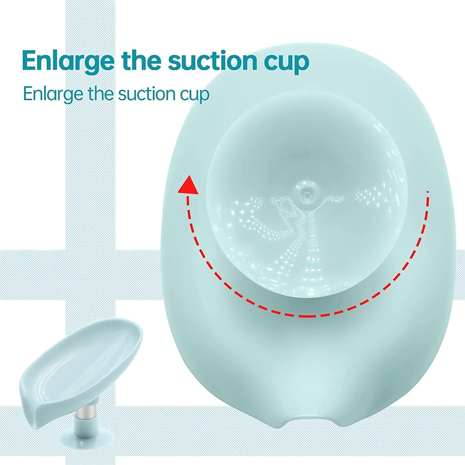 Leaf Shape Self Draining Soap Holder - Utility Mart