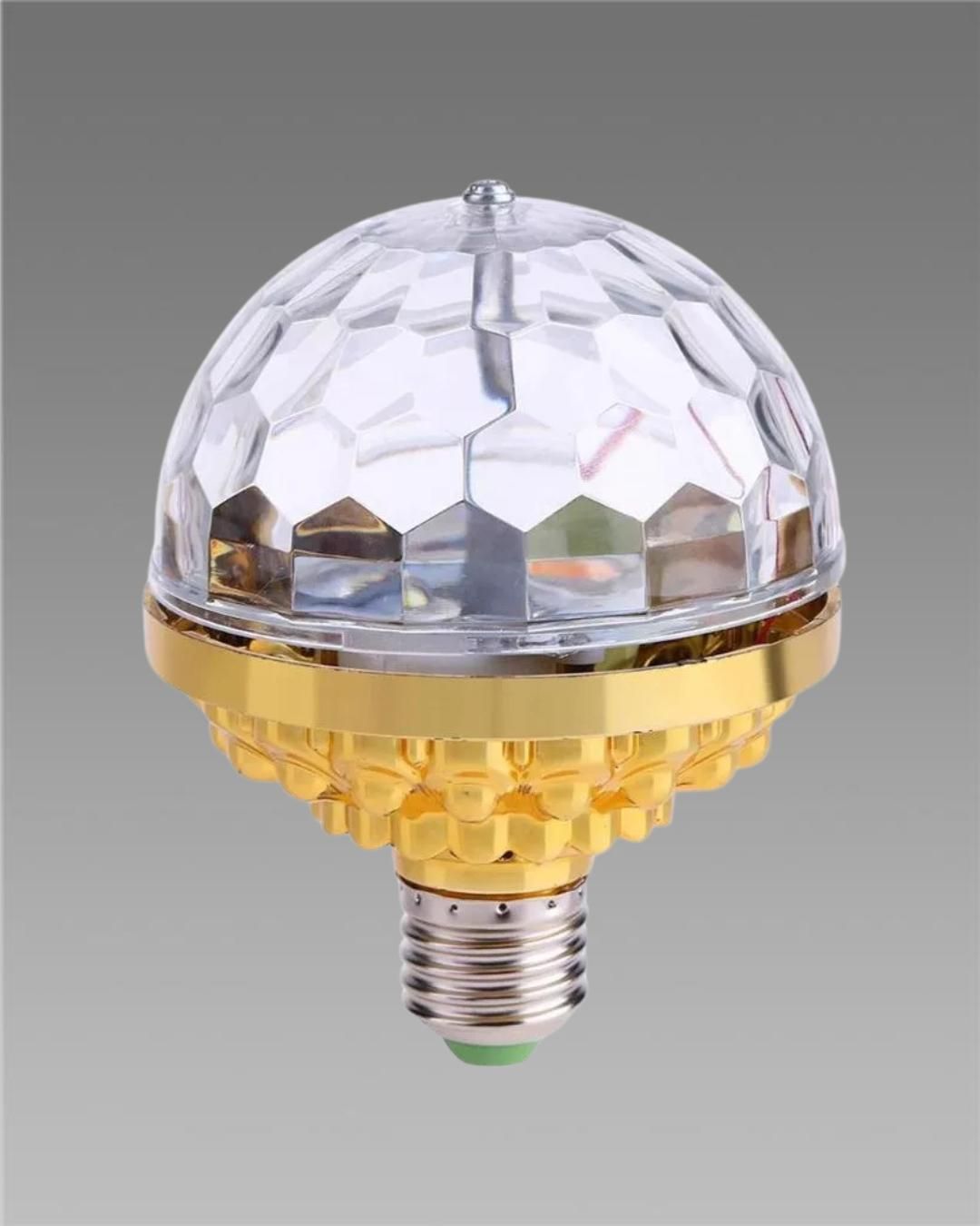 Rotating Magic Ball Light with Lamp Holder Set - Utility Mart
