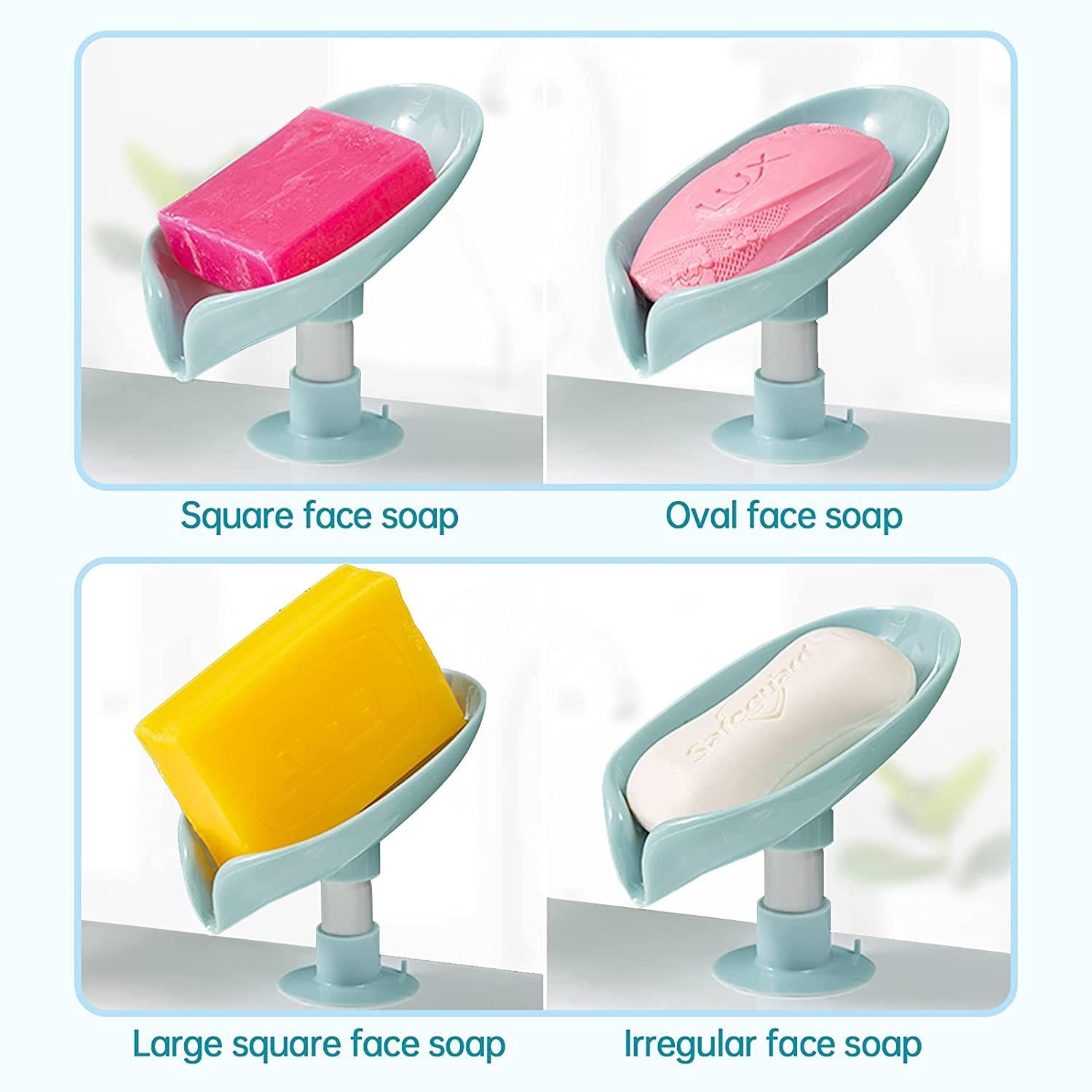 Leaf Shape Self Draining Soap Holder - Utility Mart