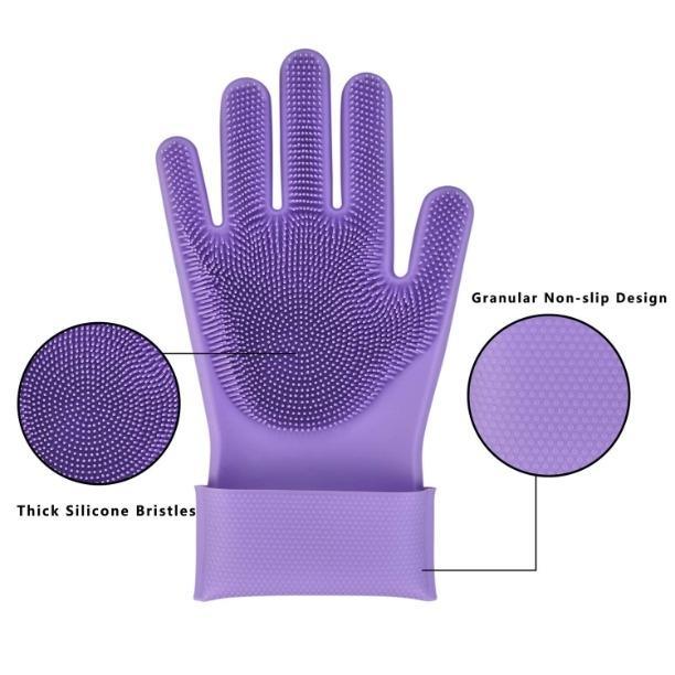 Cleaning Gloves - Magic Silicon Cleaning Gloves - Utility Mart