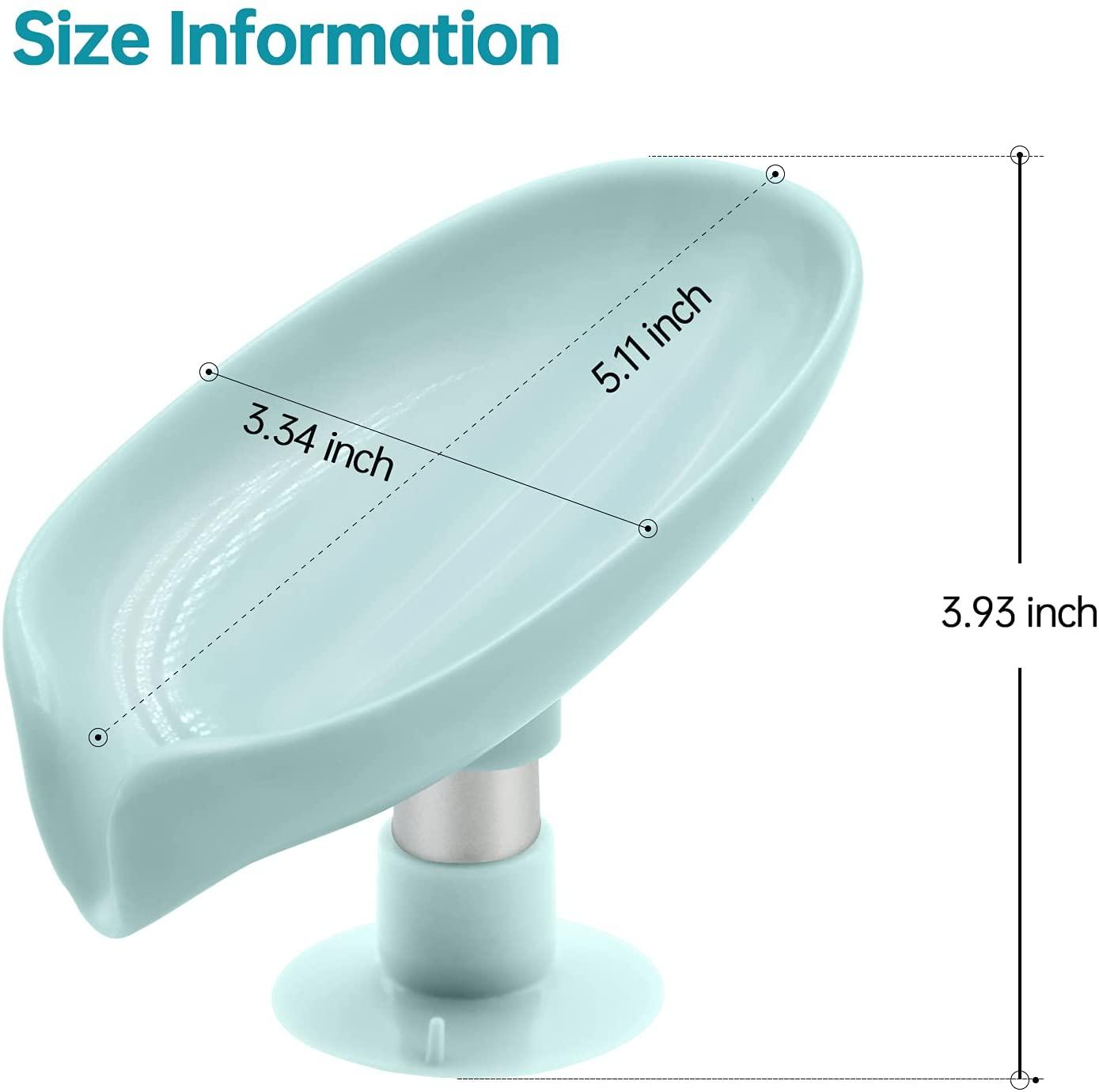 Leaf Shape Self Draining Soap Holder - Utility Mart