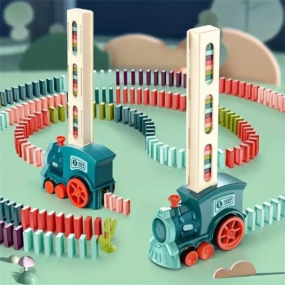Train Toy Domino Set - Utility Mart
