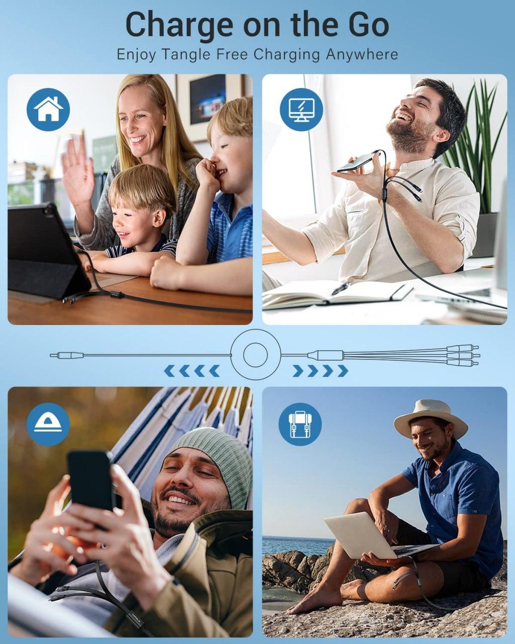 3 in 1 Charging Data Cable - Utility Mart