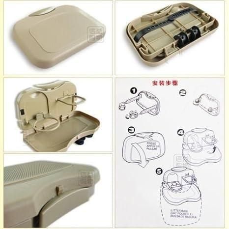 Car Travel Foldable Dining Food Tray - Utility Mart