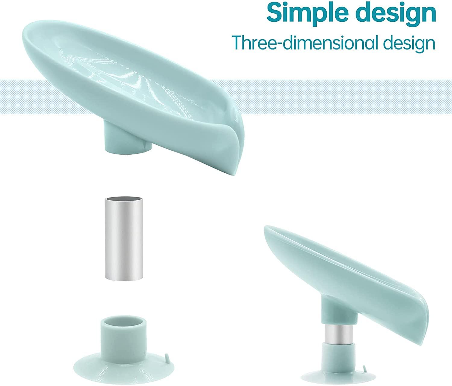 Leaf Shape Self Draining Soap Holder - Utility Mart