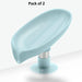 Leaf Shape Self Draining Soap Holder - Utility Mart