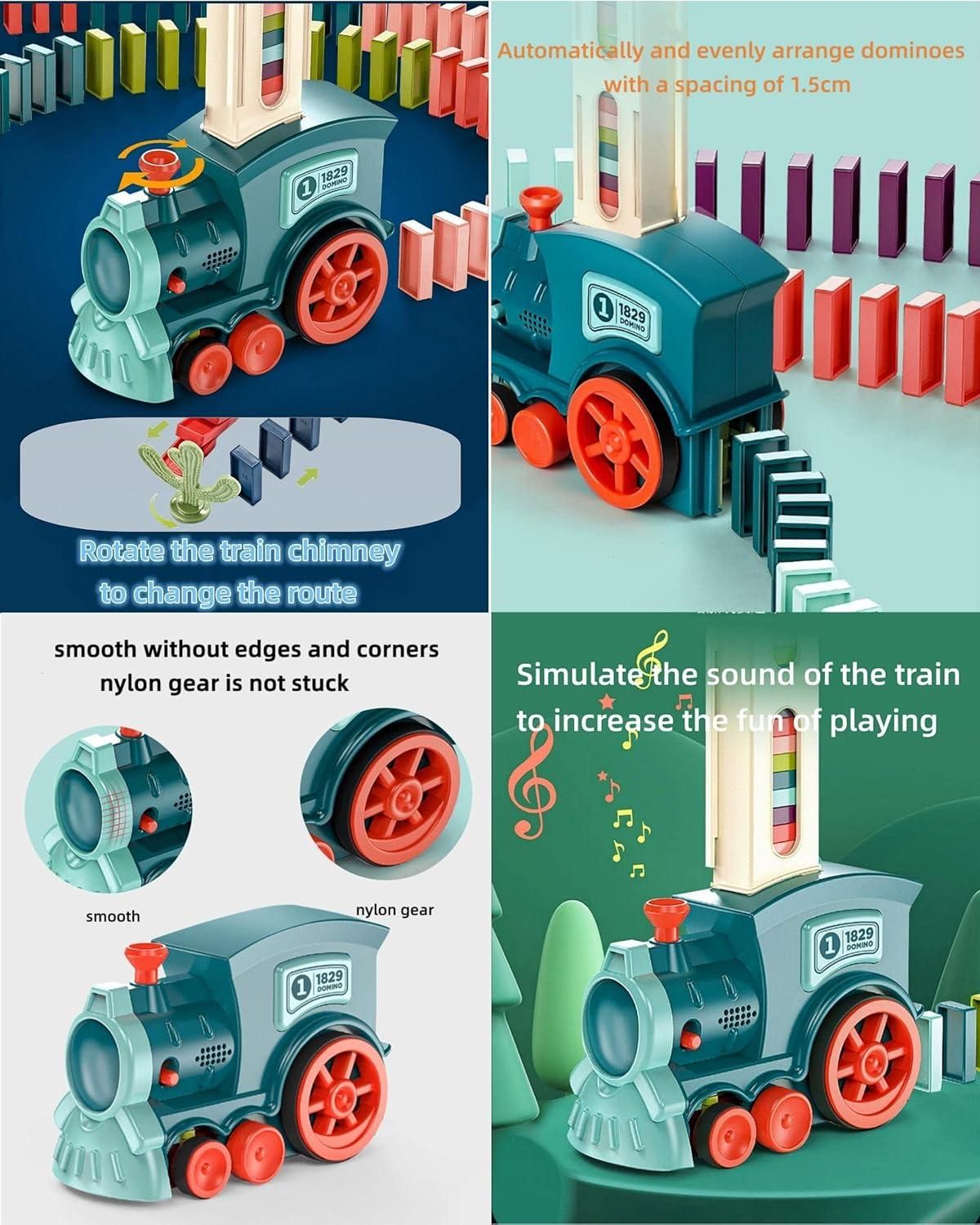 Train Toy Domino Set - Utility Mart