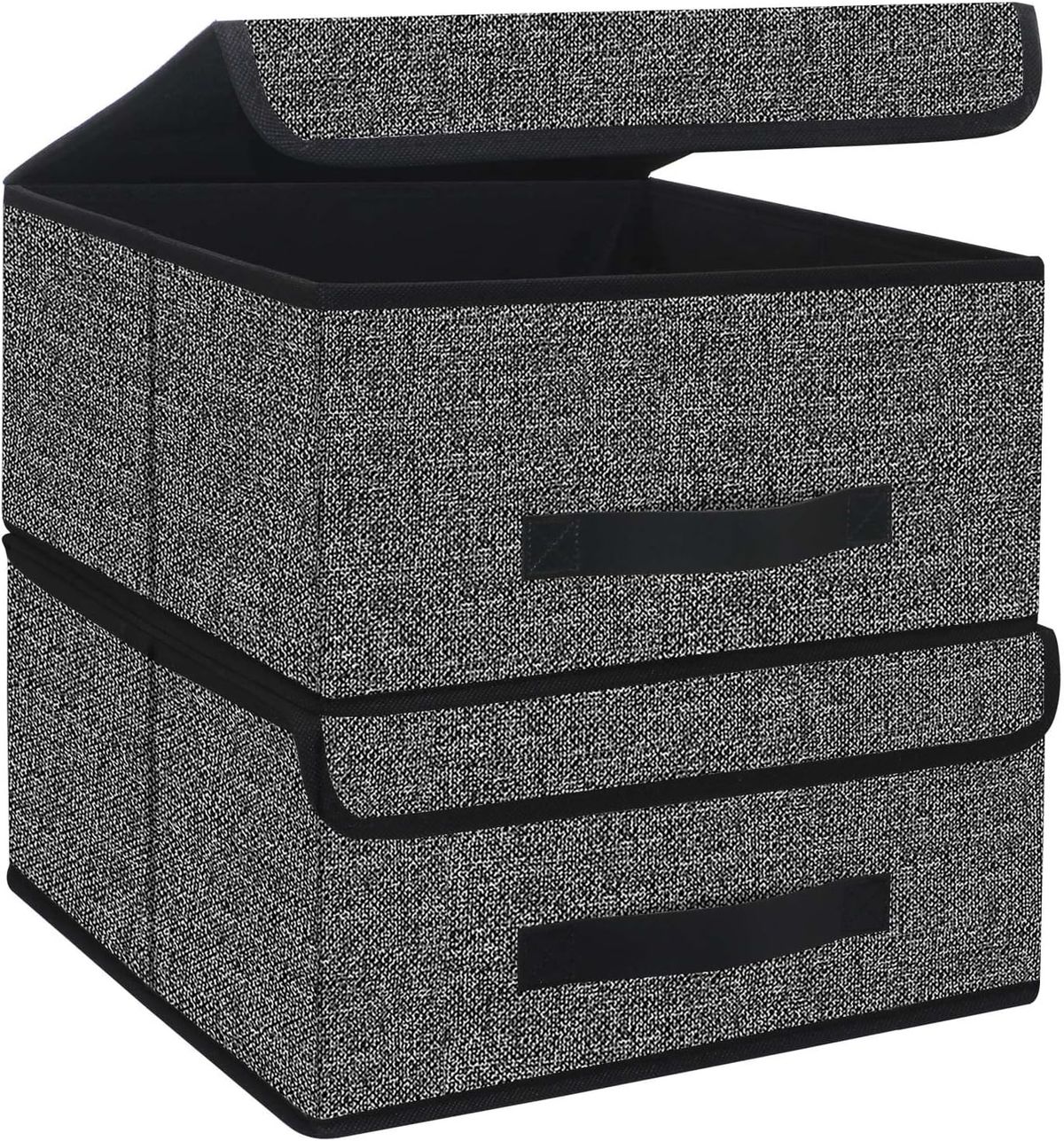 Non-Woven Foldable Storage Box Organizer with Lid - Utility Mart