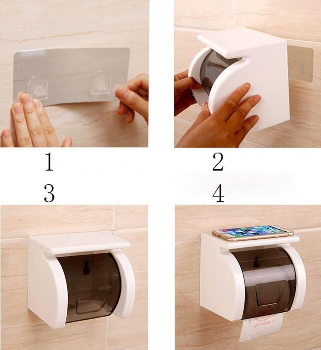 Toilet Paper Holder,Self-Adhesive roll Holder Paper - Utility Mart 