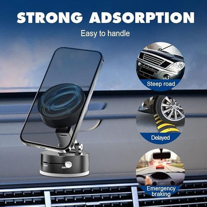 Vacuum Magnetic Suction Phone Holder - Utility Mart 