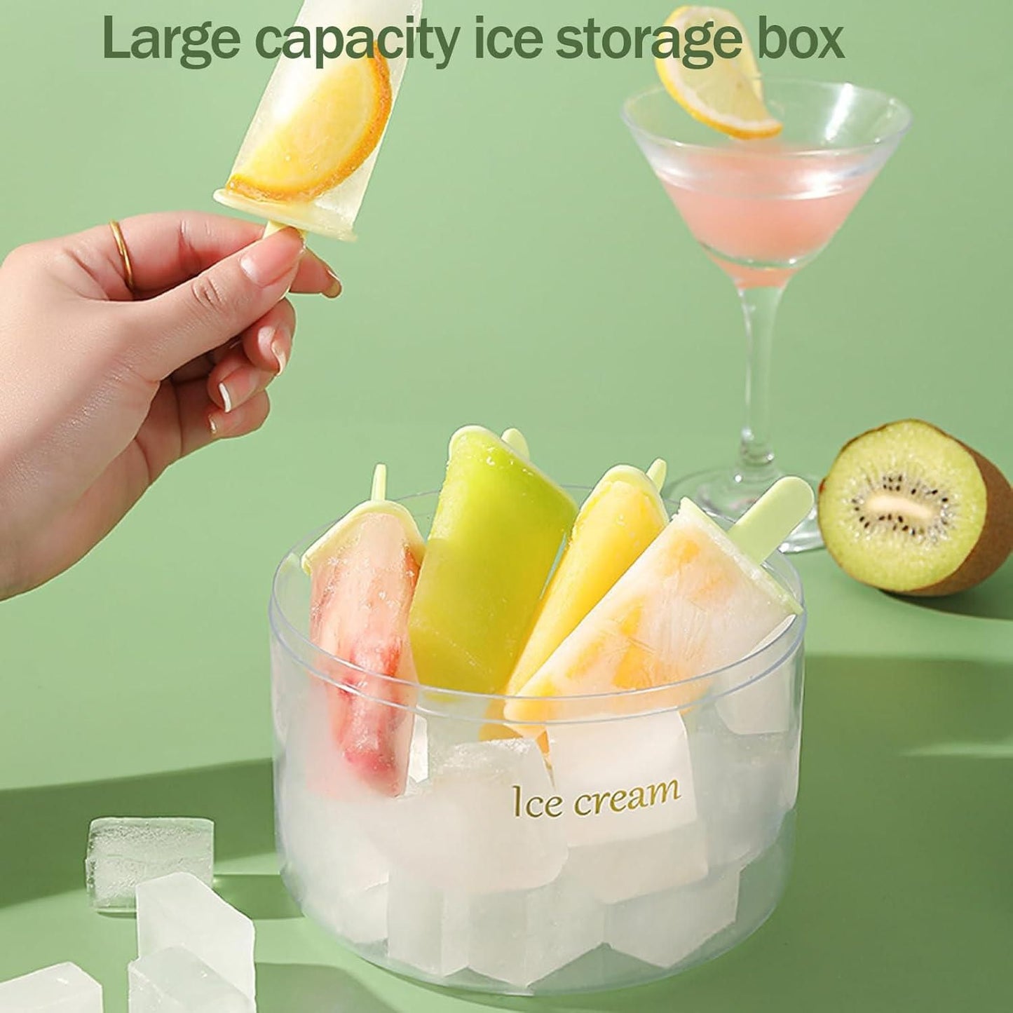 Reusable DIY 8 Pieces Ice Pop Mould - Utility Mart 
