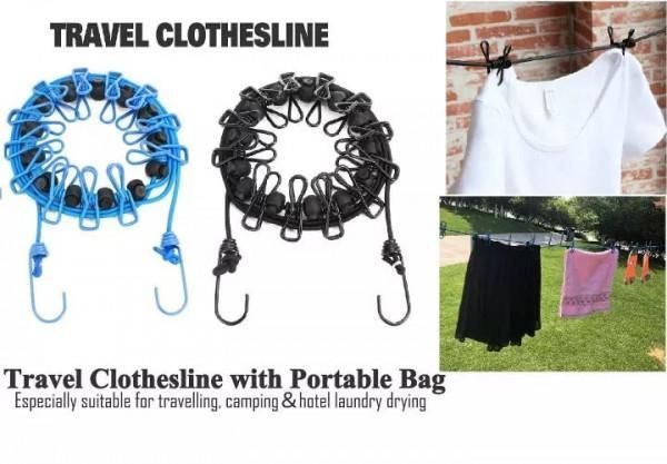 12 PC Travel Cloths Line - Utility Mart 