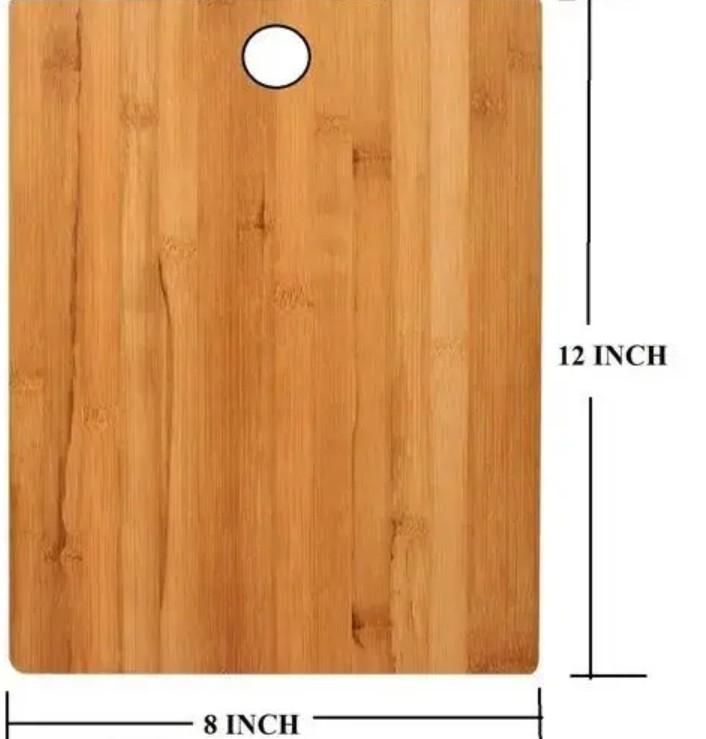 Wooden Chopping Board With 5-Pcs Knife Set - Utility Mart 