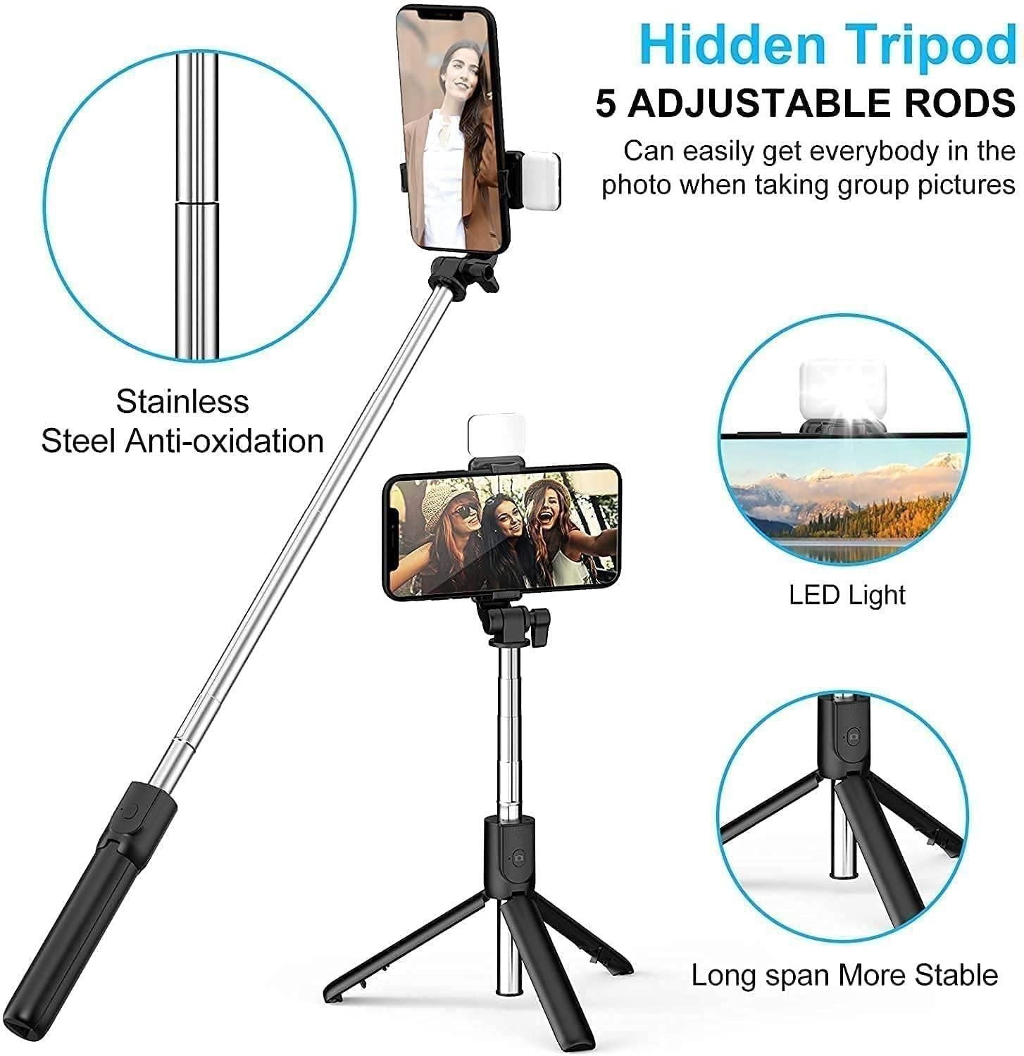3-in-1 Selfie Stick - Utility Mart 