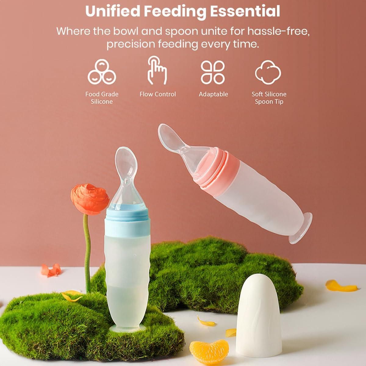 Premium Baby Food Squeeze Feeder Spoon - Utility Mart 