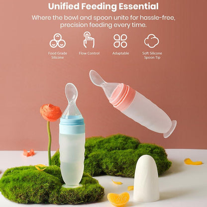 Premium Baby Food Squeeze Feeder Spoon - Utility Mart 