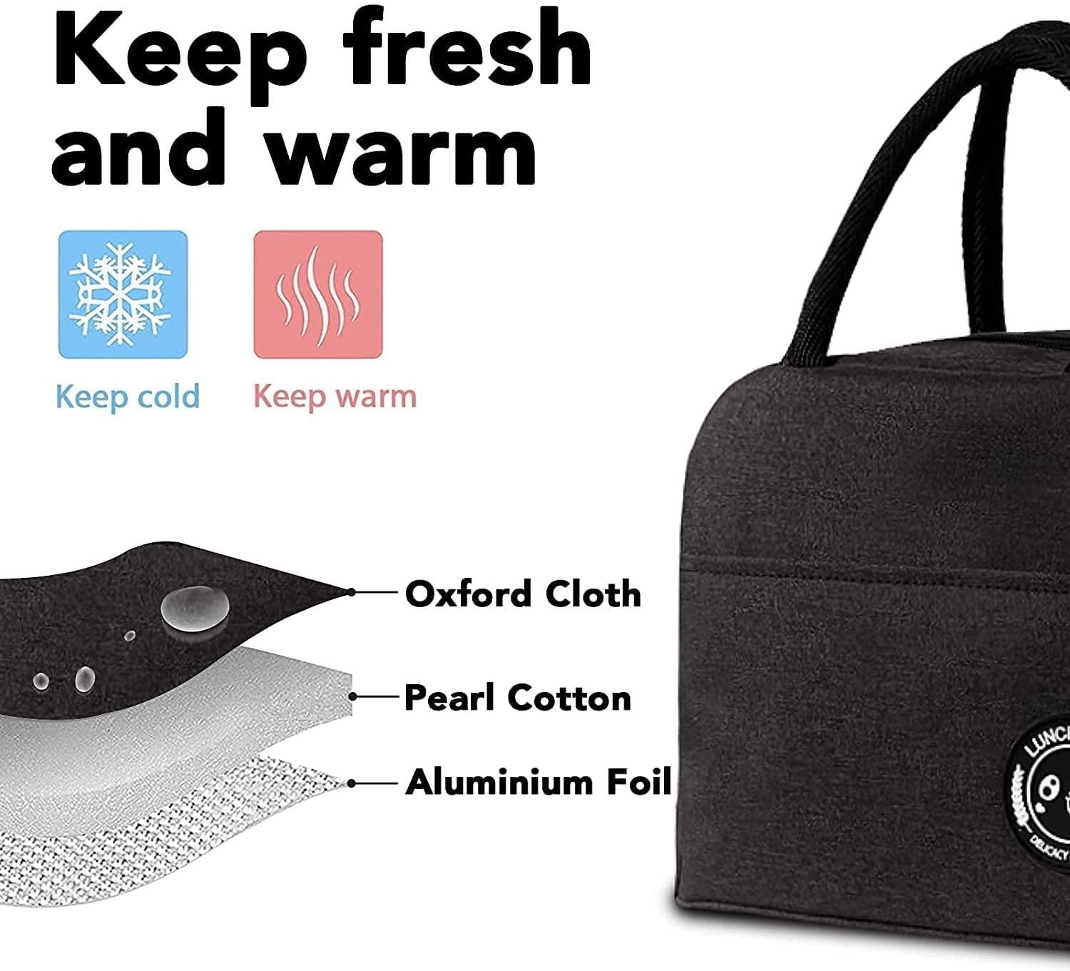 Insulated Portable and Reusable Lunch Bag - Utility Mart 