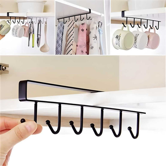 Mug Cups Wine Glasses Storage Hooks Kitchen - Utility Mart 