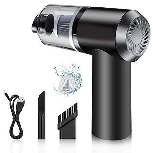 2 in 1 Vacuum Cleaner-Handheld Vacuum Car Cleaner Air Duster Wireless Rechargeable Home - Utility Mart 