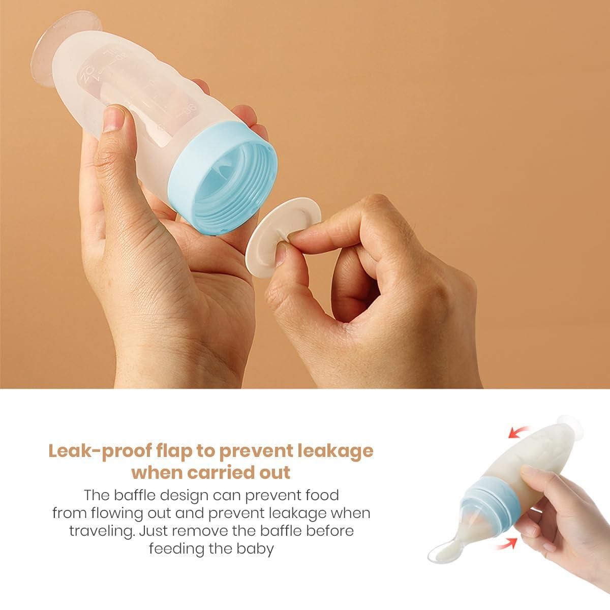 Premium Baby Food Squeeze Feeder Spoon - Utility Mart 
