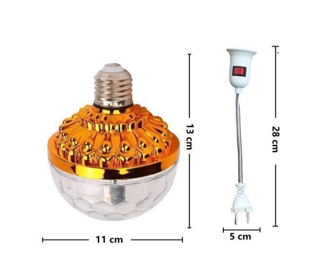 Rotating Magic Ball Light with Lamp Holder Set - Utility Mart 