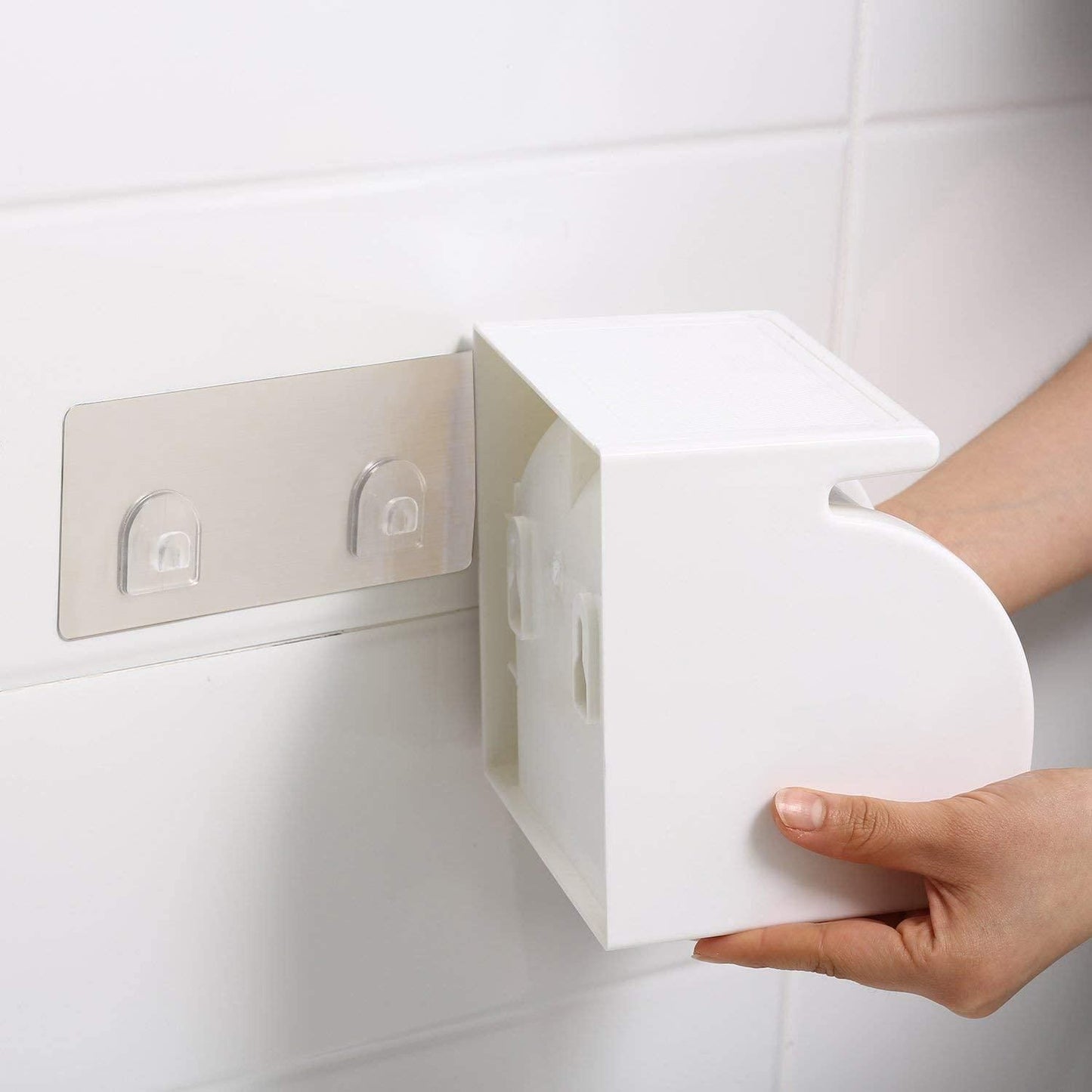 Toilet Paper Holder,Self-Adhesive roll Holder Paper - Utility Mart 
