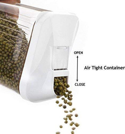 Plastic Dispenser Jar/Container (15x9x22cm) Pack of 6 - Utility Mart 