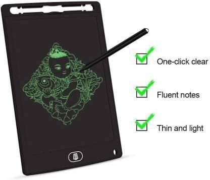 Multicolor Plain LCD Writing Screen Tablet Drawing Board for Kids - Utility Mart 