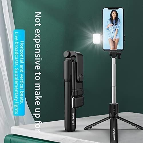 Extendable Flash 3-in-1 Selfie Stick Tripod with Bluetooth Remote - Utility Mart 