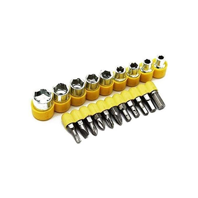 T Shape Screwdriver Set Batch Head Ratchet Pawl Socket Spanner Hand Tools - Utility Mart 