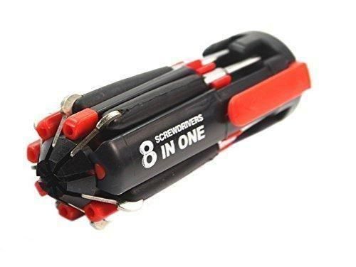 Screwdriver- 8 in 1 Screwdriver Interchangeable Bits Tool Set - Utility Mart 