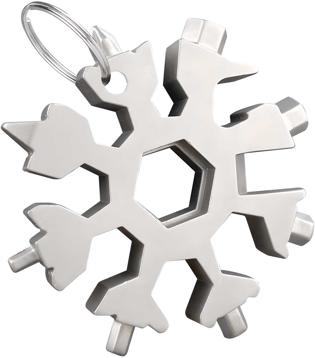 Screwdriver Tool-18 in 1 Multi-Purpose Snowflake Shaped Stainless Steel Screwdriver Tool - Utility Mart 