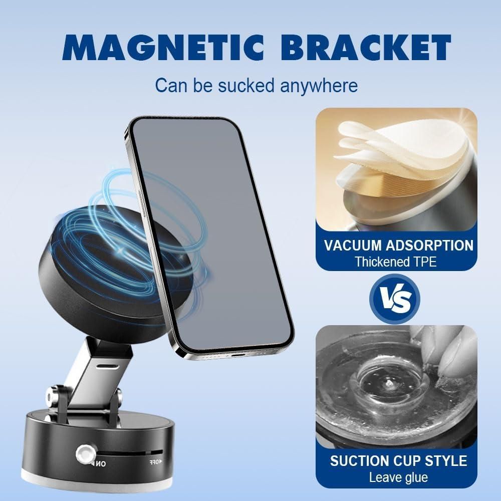 Vacuum Magnetic Suction Phone Holder - Utility Mart 