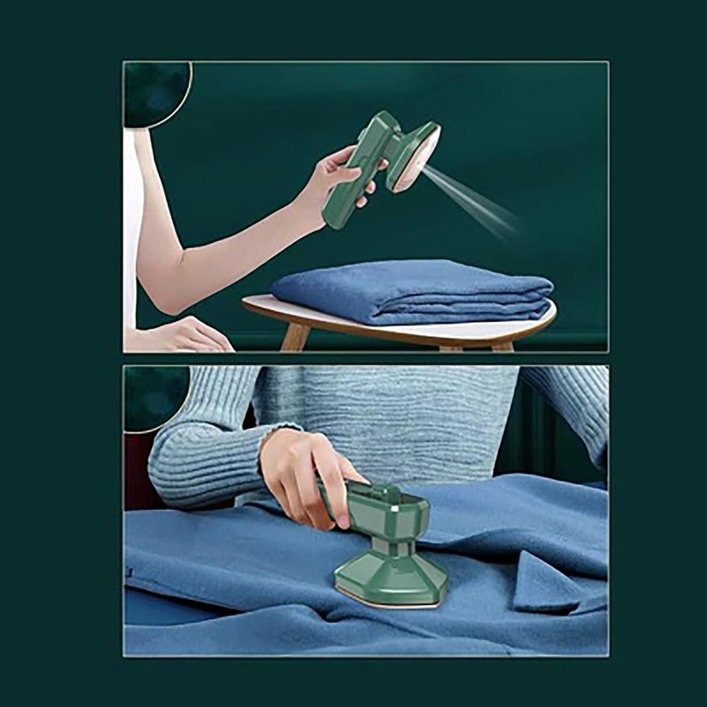 Iron-Travel Steamer Iron for Clothes , Portable Handheld Iron - Utility Mart 