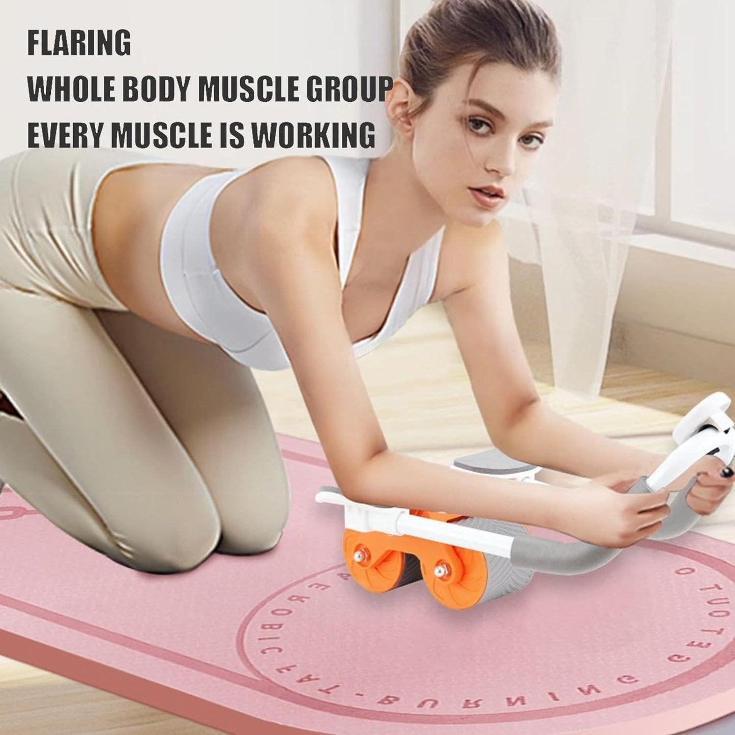 Abdominal Exercise Roller assorted color - Utility Mart 