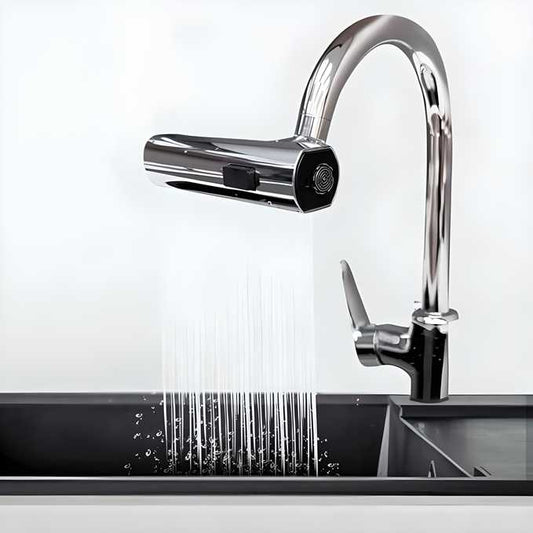 3 in 1 360 Waterfall Kitchen Faucet, Touch Faucet, Extender for Kitchen Sink - Utility Mart 