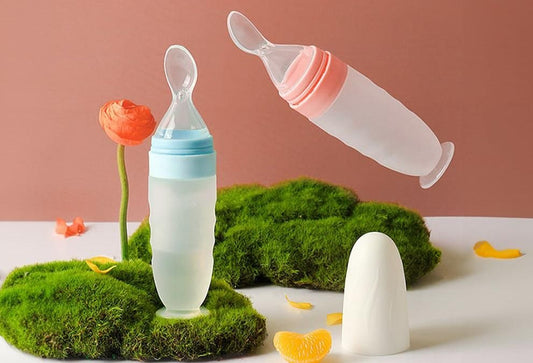 Premium Baby Food Squeeze Feeder Spoon - Utility Mart 