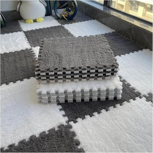 Interlocking Carpet Tiles Mat (6pc) - Utility Mart 