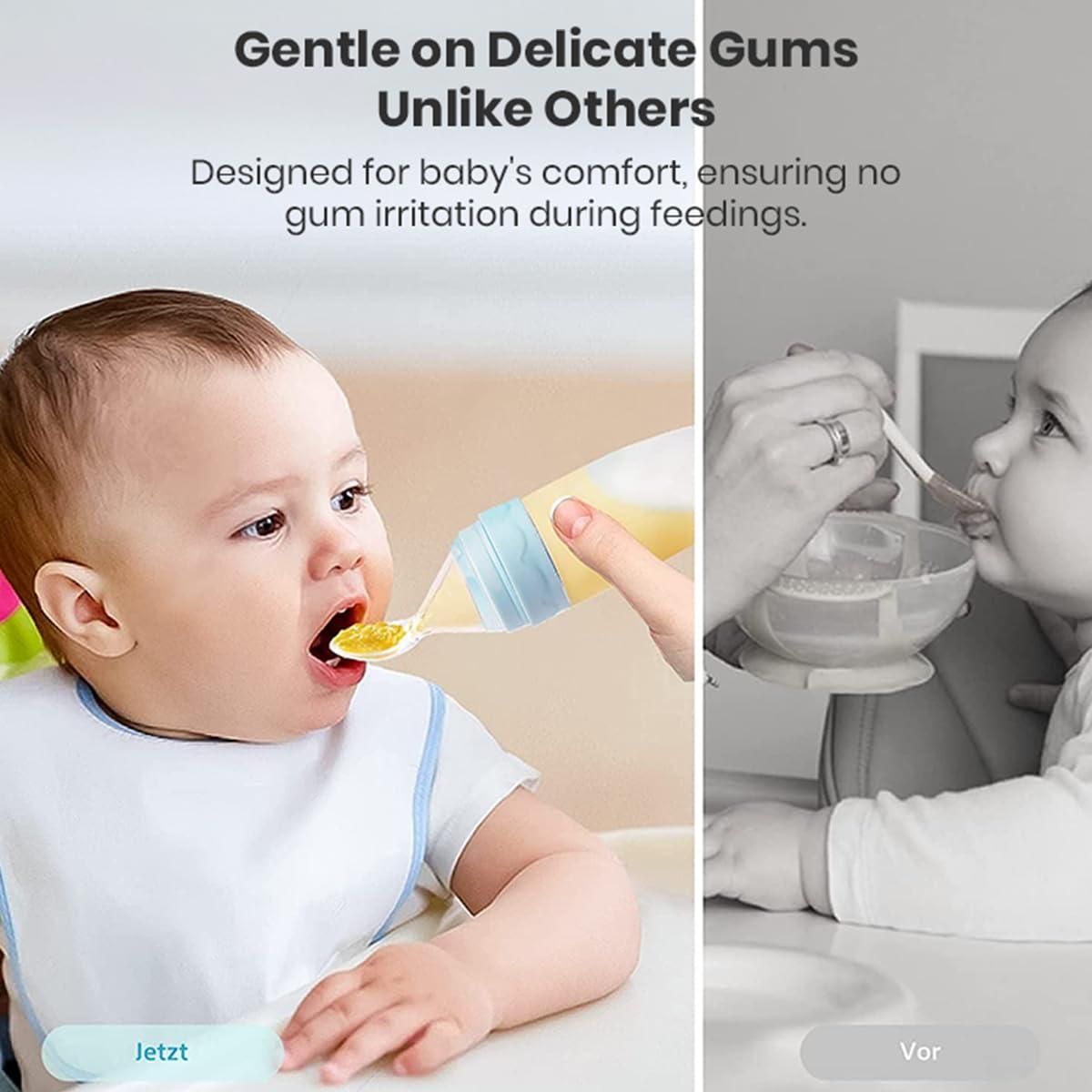 Premium Baby Food Squeeze Feeder Spoon - Utility Mart 