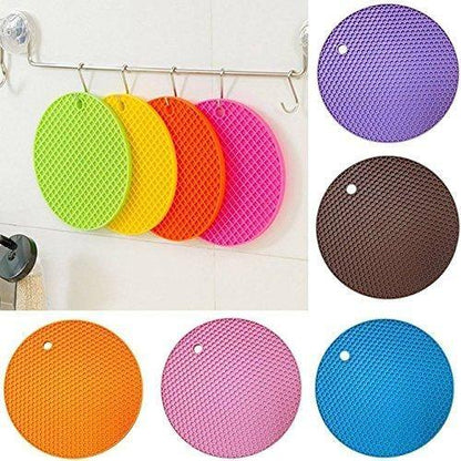 Silicone Heat Resistant Table Mat (Pack of 1) - Utility Mart 