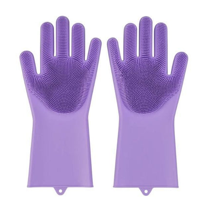 Cleaning Gloves - Magic Silicon Cleaning Gloves - Utility Mart 