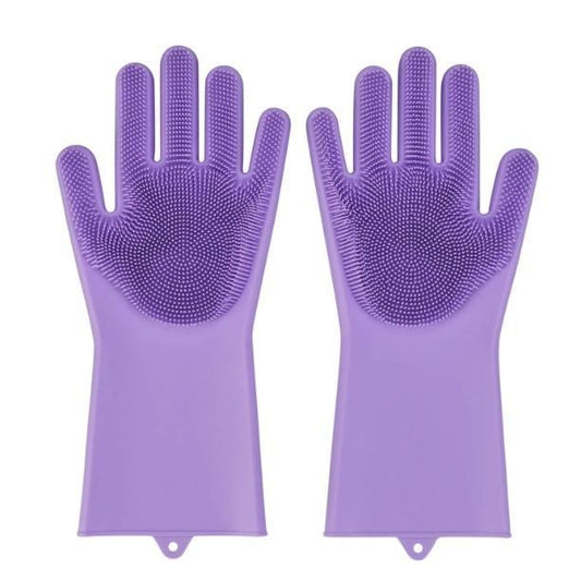 Cleaning Gloves - Magic Silicon Cleaning Gloves - Utility Mart 