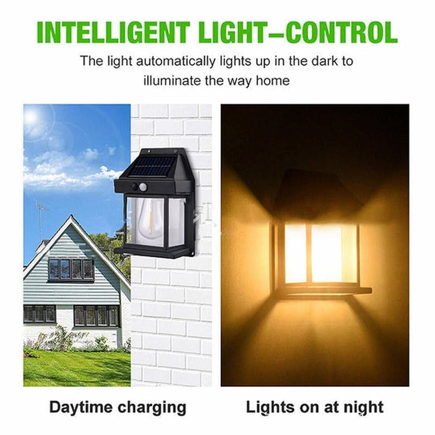 Solar Light Outdoor Wall Light - Utility Mart 