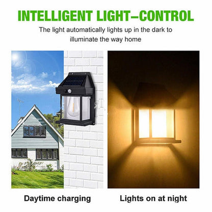 Solar Light Outdoor Wall Light - Utility Mart 