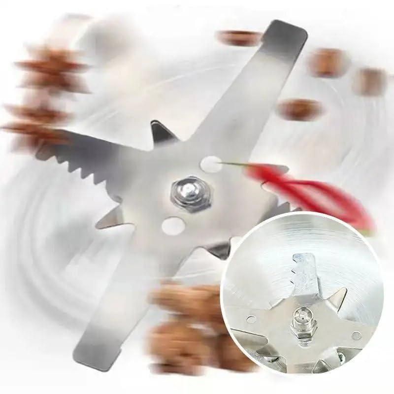 Stainless Steel Herbs Spices Nuts Grain Coffee Grinder for Home - Utility Mart 