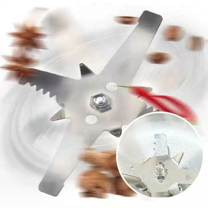 Stainless Steel Herbs Spices Nuts Grain Coffee Grinder for Home - Utility Mart 