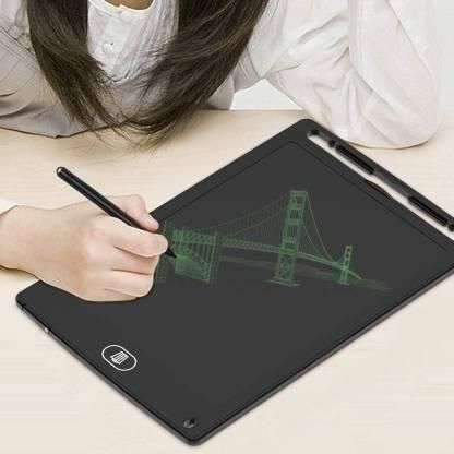 Multicolor Plain LCD Writing Screen Tablet Drawing Board for Kids - Utility Mart 