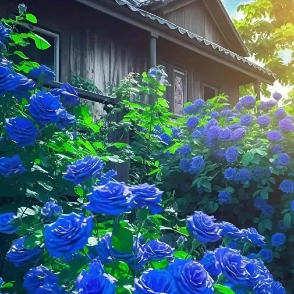 Blue Climbing Rose Seeds - Utility Mart 
